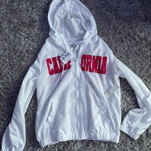 White Women's windbreaker